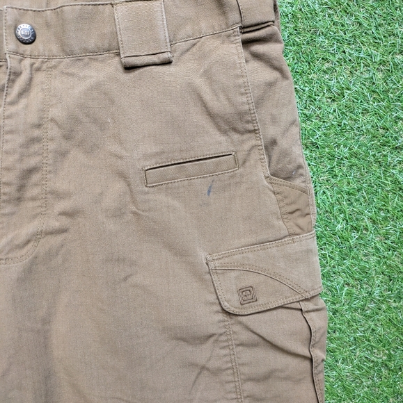 5.11 Tactical Pants Mens 36x32 Brown Stryke Ripstop Cargo Workwear Utility - Picture 2 of 10